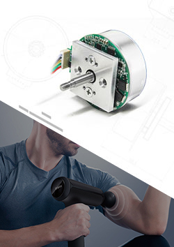 可大批量定制的外轉(zhuǎn)子按摩槍電機(jī)按摩器電機(jī)24V37W筋膜槍無刷直流電機(jī)