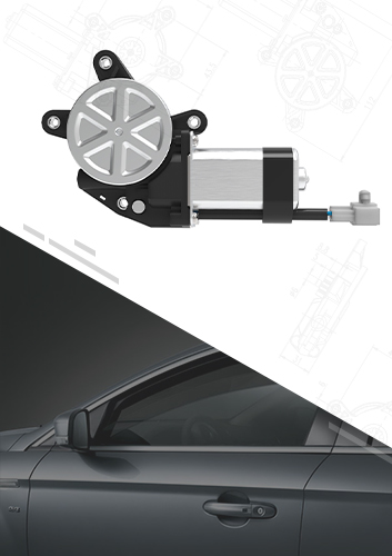 12V車窗升降器電機直流 齒輪箱電機4.4N.m 20W