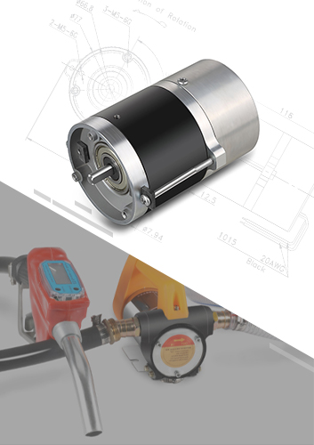 應(yīng)用于加油站油槍的油泵電機(jī)230V無刷電機(jī)