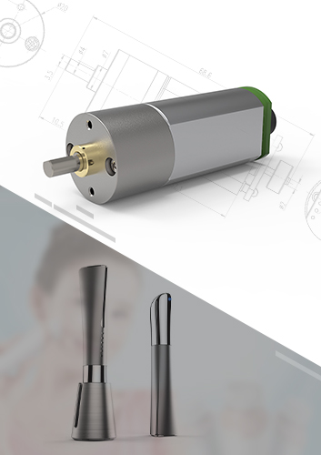 非標定制型的皮膚按摩器電機12 V齒輪減速電機