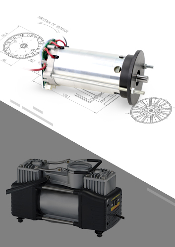 須大批量定制的便攜式輪胎充氣泵電機(jī)36 V無刷直流電機(jī)